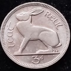 Ireland - 1967 - 3 Pence - KM.4 - UNC - [684]