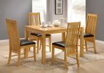 Table and four chairs