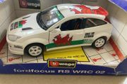 Ford Focus RS WRC 02 Wales 1/18 Burago extremely rare