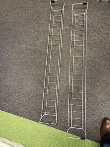 Universal Cable Management Basket Silver 1200mm