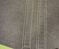 Universal Cable Management Basket Silver 1200mm