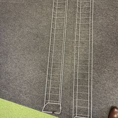 Universal Cable Management Basket Silver 1200mm