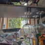 Drinks Trolley with Removable Serving Tray and Wine Rack Image 2