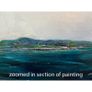 Dublin Bay and Howth Head, XL original painting by artist Helen Mathews Image 7