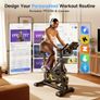 Exercise Bike for Home Use, Quiet Indoor Spin Bike with LED Display for Workout & Cardio, Magnetic Resistance Stationary Bike, APP Compatible, 350LB Weight Capacity Image 8