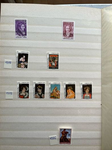 Stamps album LUXEMBURG