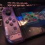 Nintendo Switch OLED (Clear Atomic Purple) Image 2