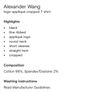ALEXANDER WANG Logo Applique Cropped T Shirt Top Size S! Image 4