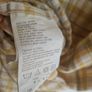 mens TIMBERLAND short sleeve shirt yellow check pattern Size Large  Cotton/Linen blend Image 9