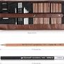 Drawing Pencils Set Sketching Pencils Sketch Kit Art Supplies with Graphite Charcoal Pencil Extender Blending Stumps in Roll up Case for Artists Kids Adults Beginners 29 Pack Image 3