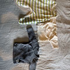 Organic clothes bundle, newborn - cotton, merino wool, silk