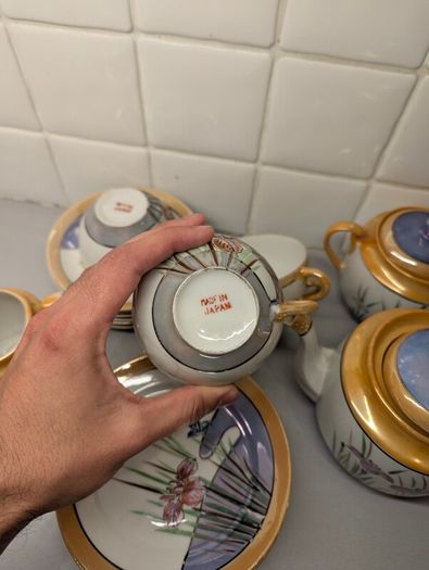 Vintage Japanese Porcelain Tea Set