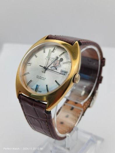 Vintage Swiss Avia Automatic men's Watch