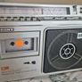 From 1979, Sony CFM-33L FM/MW/LW/SW radio cassette recorder, working good, no any problems. Image 2