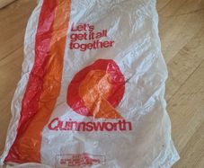 Vintage Quinsworth plastic bag