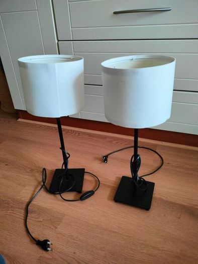 Set of two table lamps