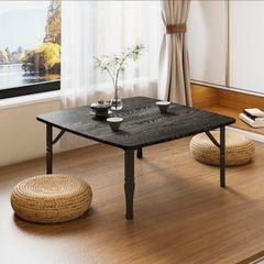 Black Folding Square Coffee Table