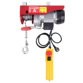 BRAND NEW 220v Electric Hoist Cable Winch Motor Rope Stroke Cable Hoist Winch Crane Lifting 200kg Load
