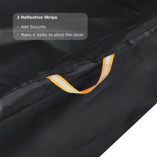 Bike Cover, Waterproof Bicycle Cover Indoor Outdoor Storage - 210T Nylon with Pu Coating, Safty Straps, Lock-holes, Fits for Most Bikes up to 29"