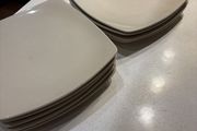 Marks and Spencer Andante Large Square Dinner Plates (9 ) and Free David Mason Design Salt and Pepper Grinders