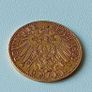 1893 J Gold German States Hamburg 10 Mark Gold Coat Of Arms Coin Image 4