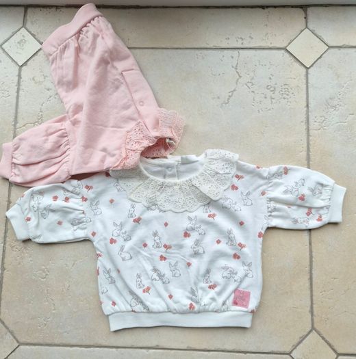 2 pack baby girl tops/trousers