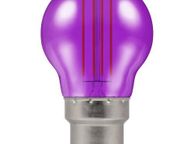 main image for ad 4w Led Bulb Filament Purple Bc Ip65