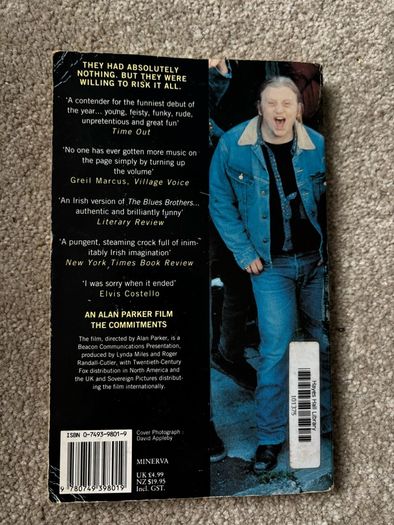 The Commitments by Roddy Doyle Vintage Copy