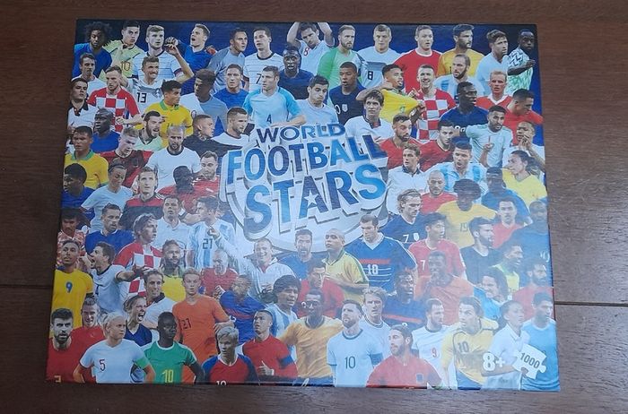 World Football Stars 1000 Piece Jigsaw - Brand New