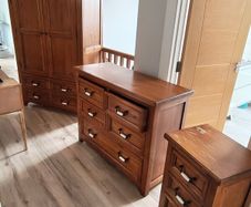 Solid wood vintage bedroom set.
