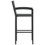 3 Piece Garden Bar Set Black Image 9
