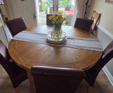 Oak Circle Table
