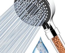 NEW SALE | Shower Head, High Pressure 5 Modes Filter Shower Head, Universal Hard Water Softener Shower Head with Extra Replaceable Accessories