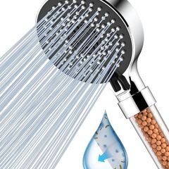 NEW SALE | Shower Head, High Pressure 5 Modes Filter Shower Head, Universal Hard Water Softener Shower Head with Extra Replaceable Accessories