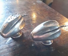 Silver Salt & Pepper Shakers
