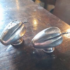 Silver Salt & Pepper Shakers