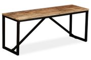 Bench Solid Mango Wood 110x35x45 cm