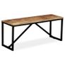 Bench Solid Mango Wood 110x35x45 cm Image 2