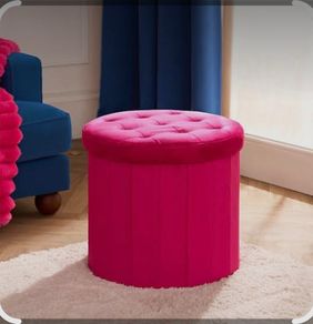 OHS Hot Pink Ottoman boxes x 2