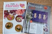 New - 2 Craft Patterns - Stenciled &amp; Dried Flowers - E