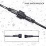 9.8Ft Waterproof Extension Lead G40/S14 Outdoor String Lights, IP65 Water Resistance UK Plug Extension Cable for Outdoor String Light (FREE SHIPPING) Image 6