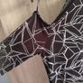 Evita Black Velvet look dress with Silver fits Xs s Image 5