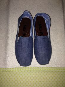 Brand New M&S Denim Canvas Shoes