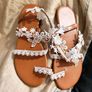 Womens Lace Flat Sandals Size 43 Image 4