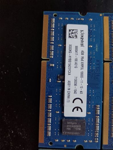 16GB Kingston 4x 4GB DDR3.  30 euro for all for or pair for 20 euro collect only