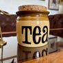 TG Green Granville Range TEA Jar Original Cork Lid Vintage Kitchen Storage 1970s Image 7