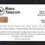 2001 Isle of Man UK2/ 21 units Marine Life around the Isle of Man Red Cushion Starfish (Siemens - S37) Phone Card Image 2