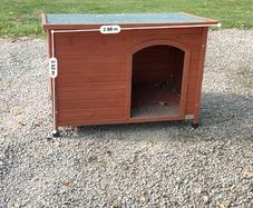 AniOne dog kennel flat roof (LARGE)