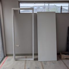 2x High-Spec Primed Doors (2.16m Tall) & Tulipwood Frames