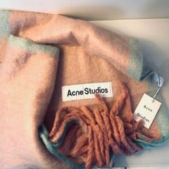 Acne Studies Big Luxury Winter Scarf with tags and packaging